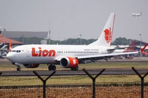 Boeing 737 Max 8 of Indonesian Airline Lion Air that crashed on 26 October 2018.